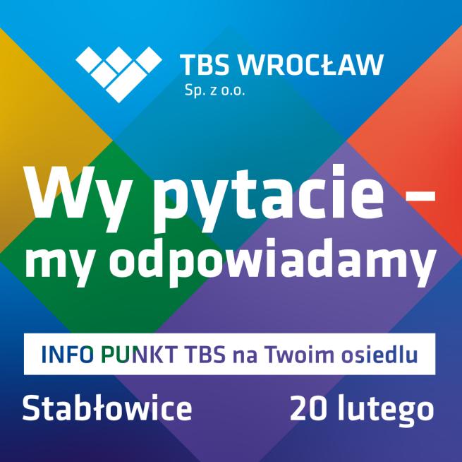 Porozmawiajmy o TBS! INFO-punkt TBS na Twoim osiedlu