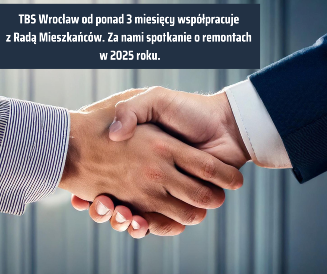 Za nami robocze spotkanie TBS Wrocław z Radą Mieszkańców na temat remontów w 2025 r.